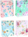 Qese dhuratash Gift Bag L MIX, 32x26x10 cm, me lule, me shumë ngjyra