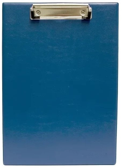 Tabla shkrimi A4 PVC, klips metalik, blu