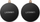 Pllaka metalike për mbajtëse magnetike Ugreen Rounded Metal Plate, set 2 copë, 0.4mm, të zeza