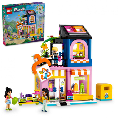 Set LEGO Friends Secondhand Clothing Store 42614, kreativ ndërtimi, 6+
