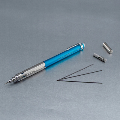 Laps mekanik Pentel GraphGear 300, 0.7mm, blu e çelët
