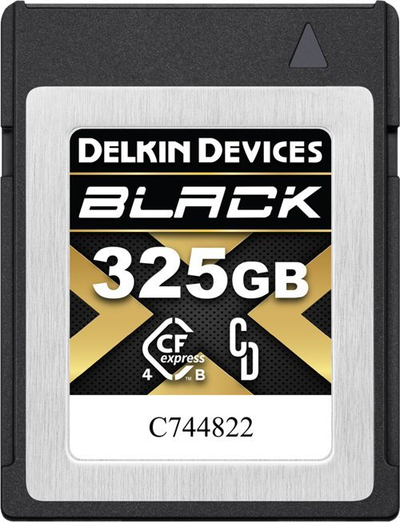 Kartë memorie Delkin BLACK CFexpress Type B 4.0, 650GB, 3550 MB/s, e zezë