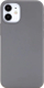 Këllëf silikoni për telefon Apple iPhone 12 5.4", i butë, gri e errët