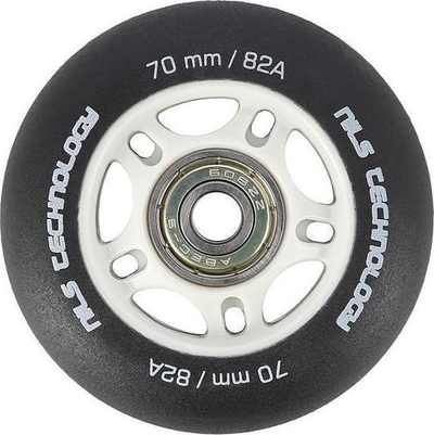 Rrota patinash NILS EXTREME, set 4x 70x24mm PU, 82A, kushineta ABEC 9