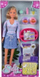 Set lojrash Simba Steffi Love, kukull 29 cm me dy kotele, shumëngjyrësh