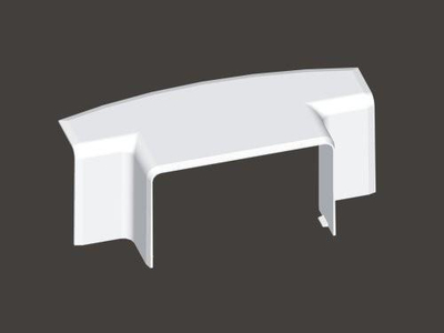 Kapak degëzimi për kanal kabllosh Mediabox, 90mm, 55mm, i bardhë