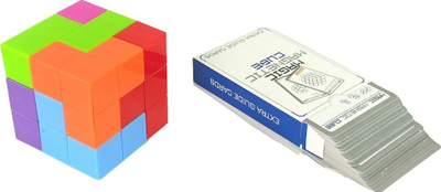 Kubi magnetik LeanToys, 7 pjesë, shumëngjyrësh