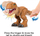 Lodër Mattel Imaginext Jurassic World Thrashin' Action T.Rex