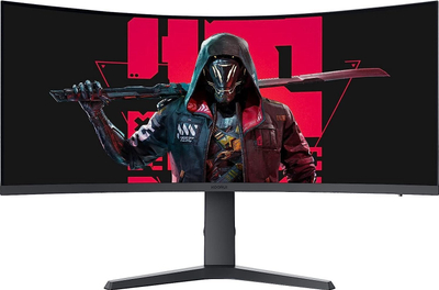 Monitor i lakuar Koorui Hern 34", 3440x1440, 165Hz, i zi