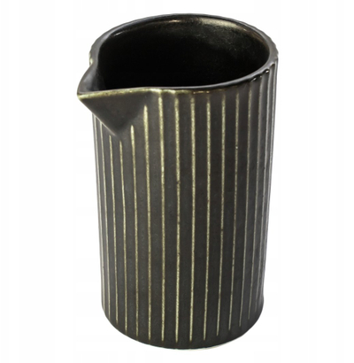 Qumështore Verlo PLISSE, 300 ml, porcelan, gri grafit