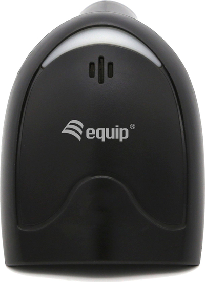 Skaner barkodesh LevelOne Equip 351021, 1D 2D, USB, me bazë, i zi