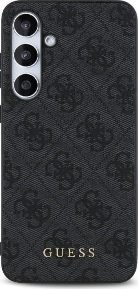 Куќиште за телефон Guess за Samsung S24 FE GUHCS24FEG4GFGR, PU, метално лого 4G, сиво