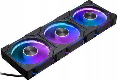 Вентилатор за компјутер Phanteks D30 Reverse Airflow, 120mm, DRGB PWM, црн, сет 3 парчиња