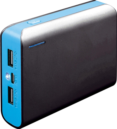 Powerbank Platinet PMPB6BBL, 6000mAh, me elektrik, blu e zi