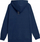 Bluza me kapuç 4F M 4FSS23TSWSM236, me zinxhir komplet, me xhepa anash, blu navy