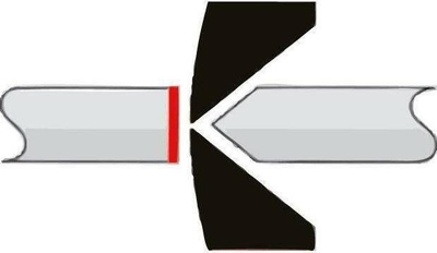 Prerëse anësore Knipex VDE Electronic SuperKnips INOX, për elektronikë, e kuqe