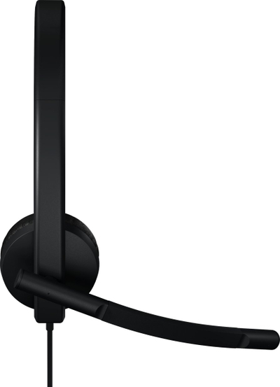 Kufje me mikrofon Logitech H570e, USB, me heqje zhurme, të zeza