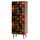 Dollap këpucësh melamine, 50x38x135 cm, 8 ndarje, sonoma shumëngjyrësh