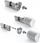 Adaptues cilindri Tedee TD-ADAPTER-SL, për dry smart, metalik argjendtë