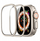 Mbrojtës ekrani ESR Armorite për Apple Watch Ultra, Ultra 2, Ultra 3, set me 2 copë, xham i fortë, gri titanium