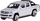 Makine lodër Volkswagen Amarok, 1:64, metal, argjendtë