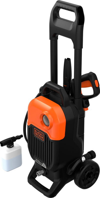 Lavatriçe me presion Black &amp; Decker BEPW1700, 1700W, 125 bar, portokalli me të zezë