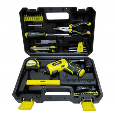Set veglash WMC Tools WT-1047, kaçavidë elektrike 3.6V 5Nm, 47 pjesë, në kuti plastike