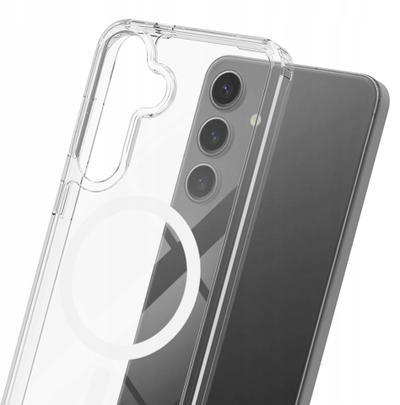Kapak telefoni 3MK Armor MagCase për Samsung Galaxy S24 S25, kompatibël me MagSafe, transparent