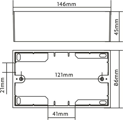 Kuti modulare Vision Techconnect 3 Box, 5 slote, e bardhë