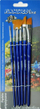 Set furçash artistike Hasta Art Collection PA-05, 6 copë, qime sintetike, shumëngjyrëshe