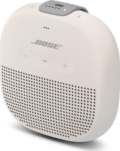 Bluetooth звучник Bose SoundLink Micro, отпорен на вода, безжичен, бел