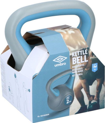 Hantel fitnesi pa markë, 2 kg, plastik, jeshil