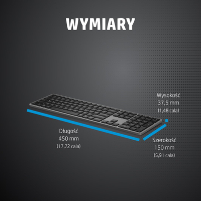 Тастатура HP Dual Mode 975, црна