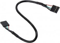 Kabllo USB Aqua Computer 53221, 5 pin në 5 pin, 0.25m, i zi