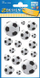 Stickerë letre Z Design Football, set 48 copë, shumëngjyrëshe