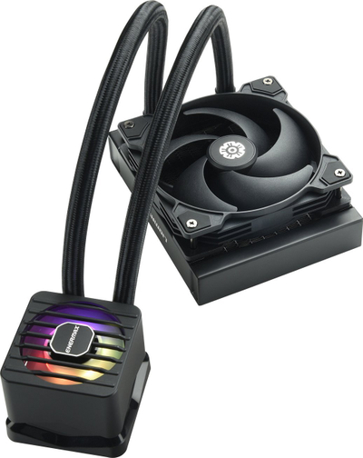Ftohës procesori me ujë Enermax LIQMAXFLO SR, 120 mm, ARGB, i zi