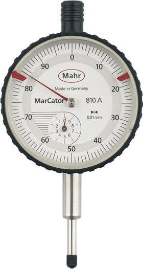 Orë matse Mahr MarCator 810 a, diapazon 10 mm, devijim 0.01 mm, pa mbrojtje nga goditjet