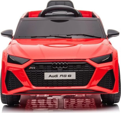 Makina elektrike për kalamoj Audi RS6, me telekomandë, LED, e kuqe