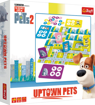 Lojë tavoline Trefl The Secret Life of Pets 2 Uptown Pets, për kalamaj 4+, 2 5 lojtarë, shumëngjyrëshe