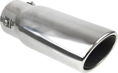 Завршеток ауспух AMiO 02352, 186mm, нерѓосувачки челик, хромиран