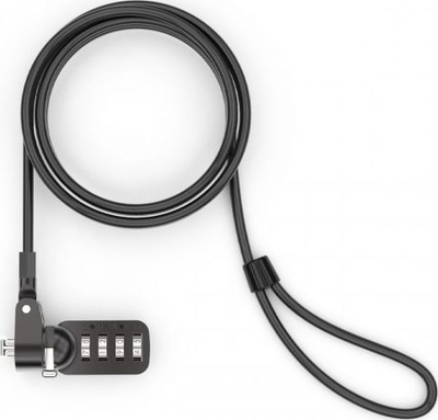 Kабел за сигурност за лаптоп Maclocks Blade BLD01CL, 1.8m, со нумерички код, сребрен