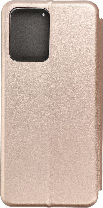Këllëf telefoni Book Elegance për Xiaomi Redmi Note 12 5G, me portofol, me qëndrim, ngjyrë gold