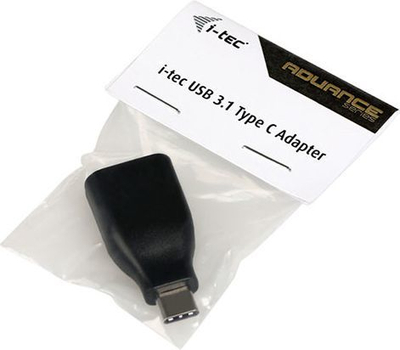Adapter USB I-TEC U31TYPEC, USB-C në USB 3.1, i zi