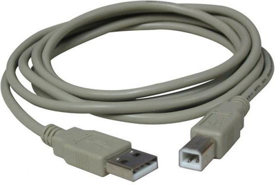 Kabllo USB, USB-A - miniUSB, 3 m, gri