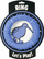 Lodër unazë për qen Kiwi Walker TPR, 18 cm, blu
