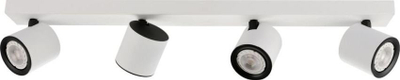 Ndriçues plafoni Netlighting Karlota Modern, 4 GU10, 64 cm, i bardhë