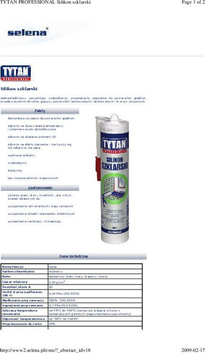 Silikon Tytan, 280ml