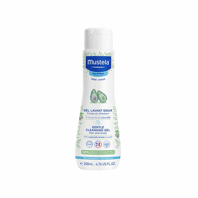 Xhel pastrues per bebe Mustela Gentle Cleansing Gel, 200ml