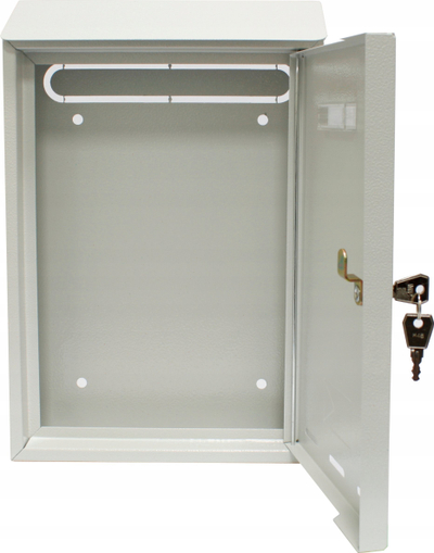 Kuti postare Verotech 3140/1, metal, 33x22x7cm, gri