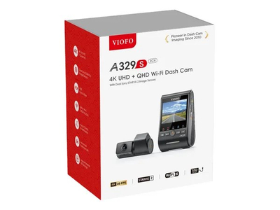 Kamerë makine Viofo A329 2CH, 4K 60FPS, WiFi GPS, e zezë